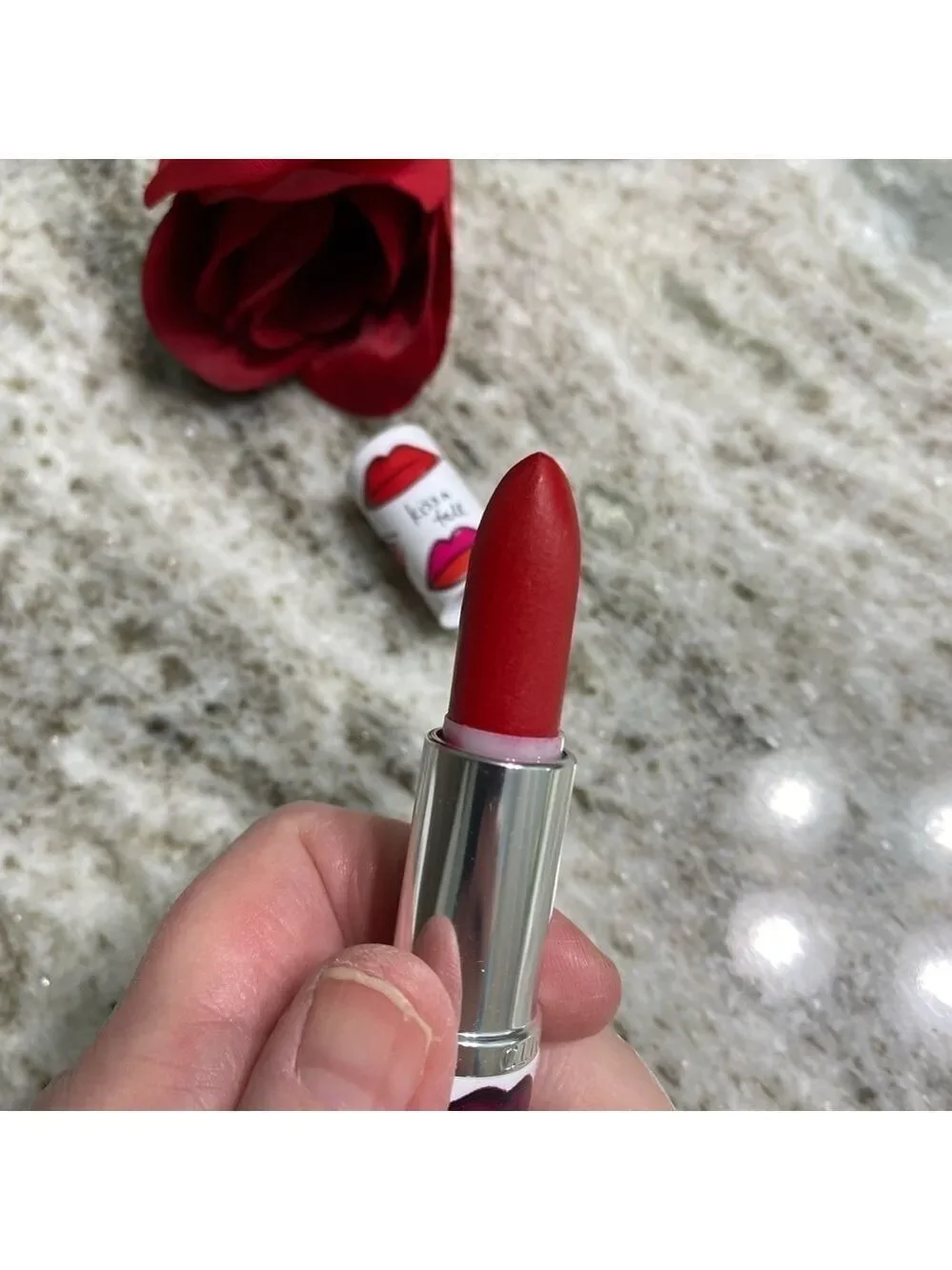 Clinique Long Last Soft Matte * Unused * full size lipstick. Matte Crimson